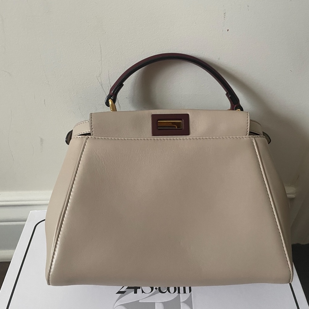 SOLD 2050 Fendi Peekaboo Mini Bicolor Crossbody Bag - Picture 4 of 16